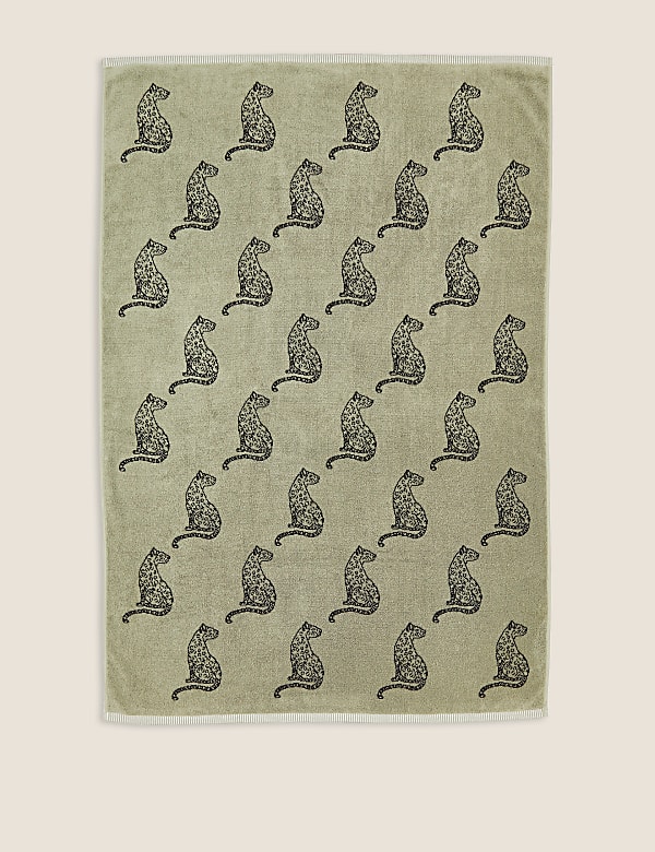Pure Cotton Leopard Towel