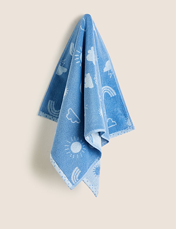 Pure Cotton Sun & Cloud Towel