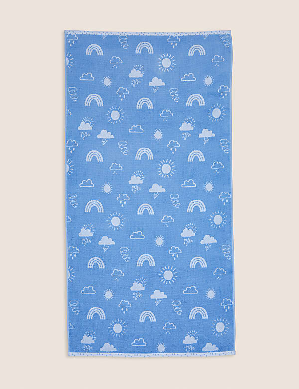 Pure Cotton Sun & Cloud Towel