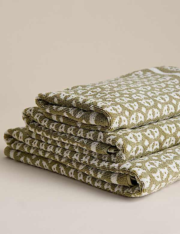 Pure Cotton Geometric Circle Towel - AT