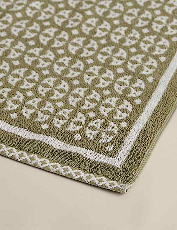 Pure Cotton Geometric Circle Towel - AT