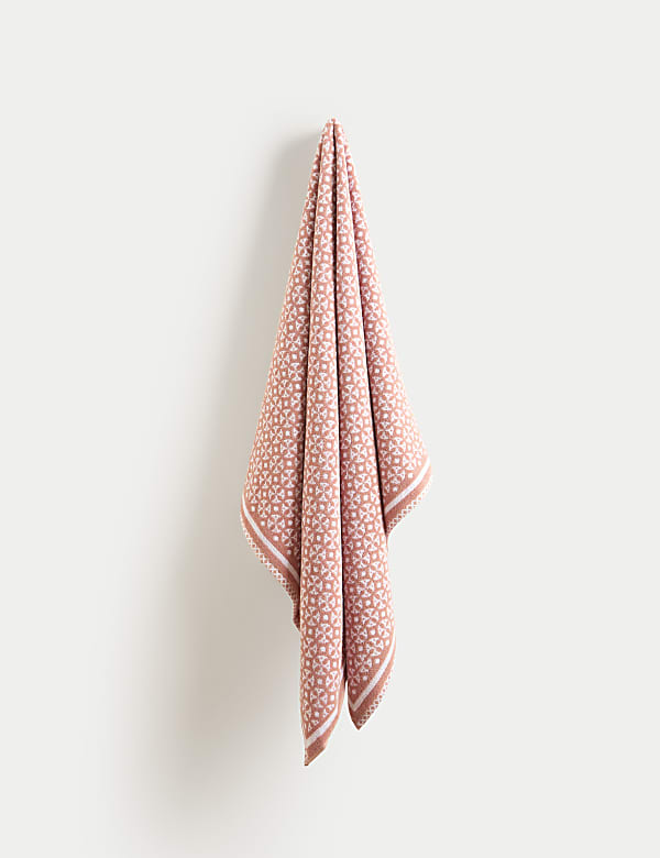 Pure Cotton Geometric Circle Towel - CH