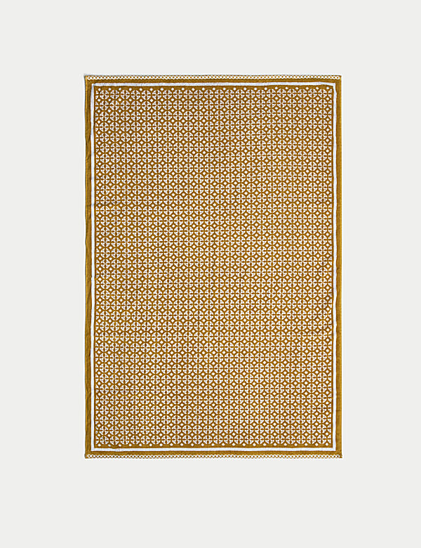 Pure Cotton Geometric Circle Towel - CN