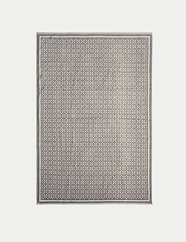 Pure Cotton Geometric Circle Towel - LV