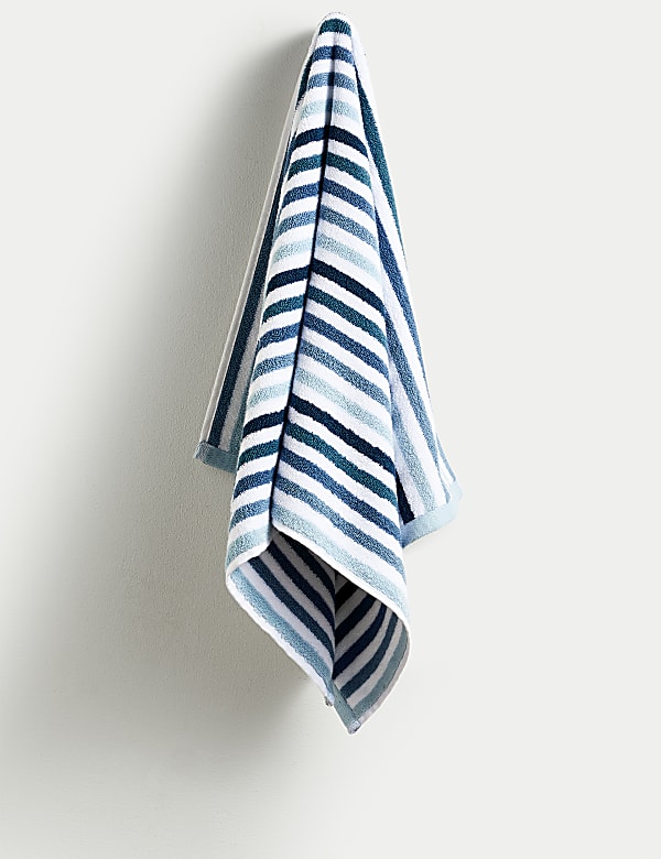 Pure Cotton Striped Towel - IS