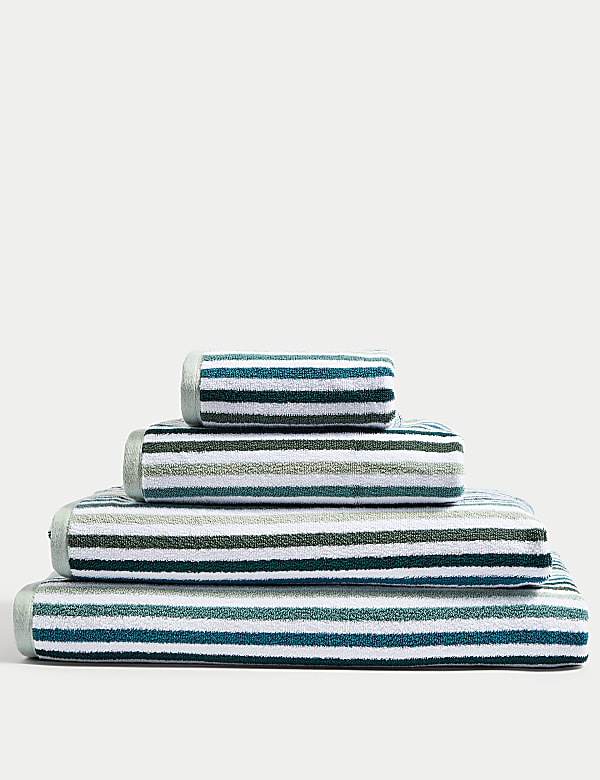 Pure Cotton Striped Towel - CZ