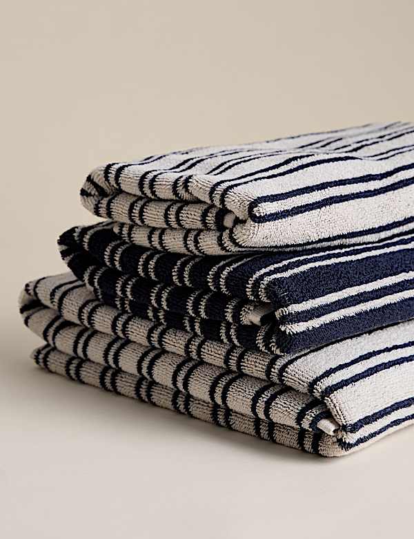 Pure Cotton Narrow Stripe Towel - PL