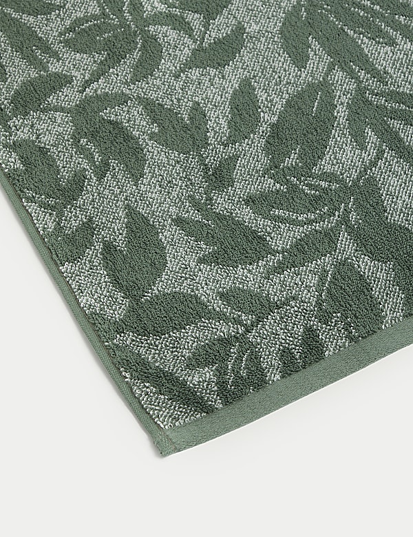 Pure Cotton Leaves Towel - BE