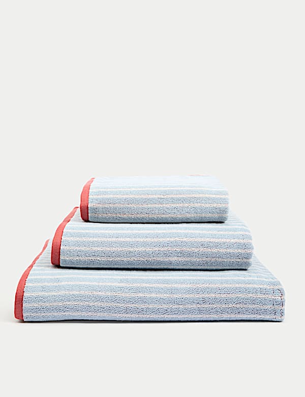 Pure Cotton Modern Stripe Towel - JO
