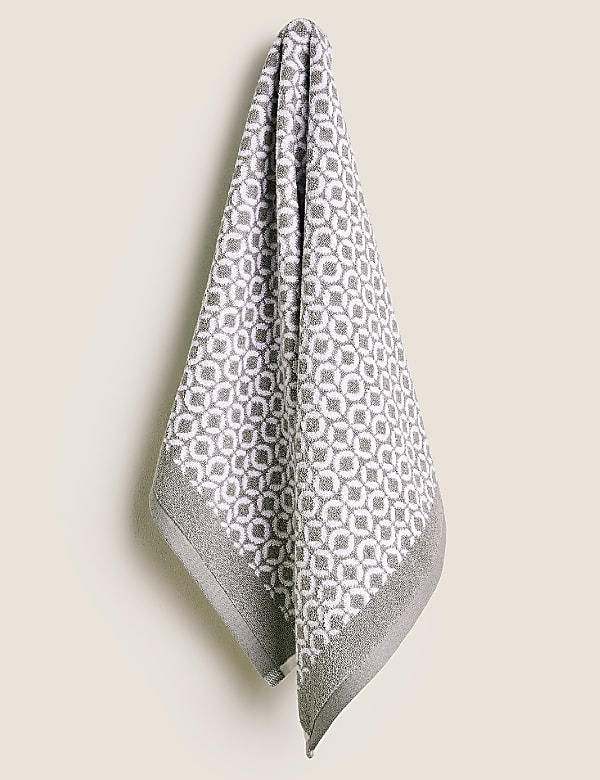 Pure Cotton Repeat Links Towel - CH