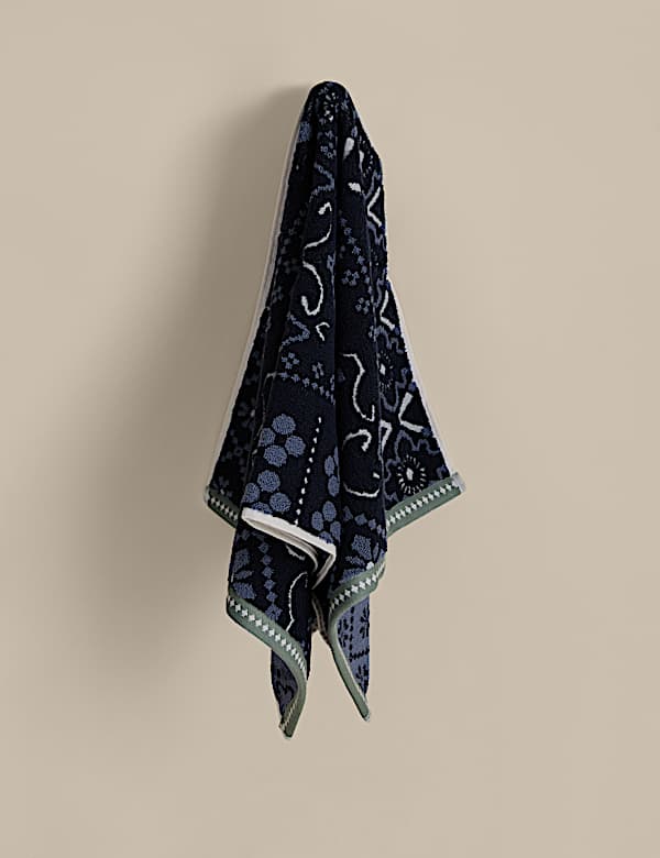 Pure Cotton Tie Print Towel - PL