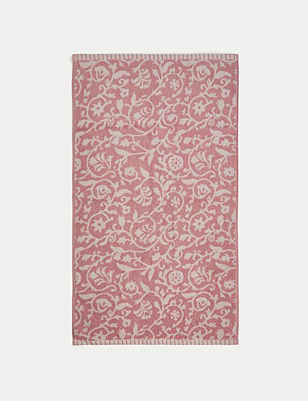 Pure Cotton Woodblock Floral Towel - RO