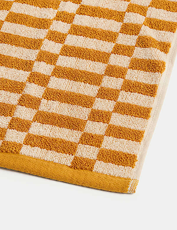 Prosty ręcznik Geometric 100% bawełny - PL