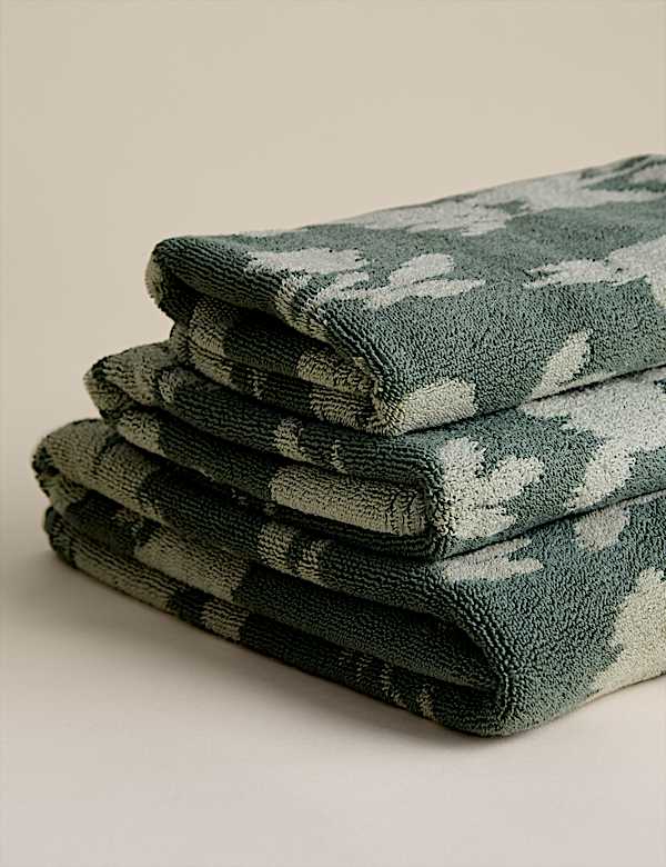 Pure Cotton Floral Towel - TW
