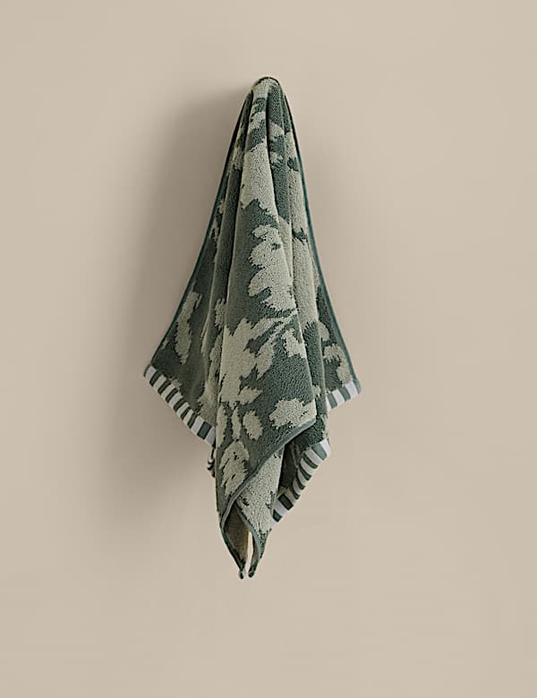 Pure Cotton Floral Towel - TW