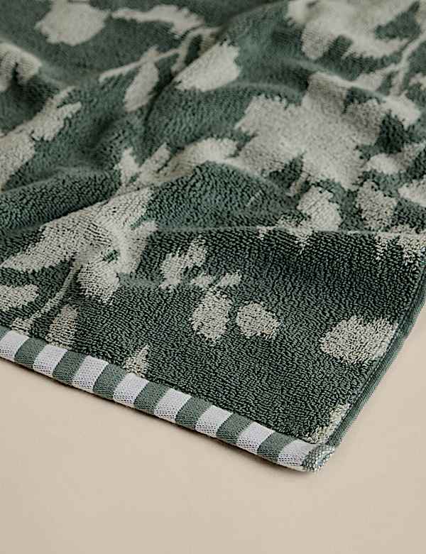 Pure Cotton Floral Towel - TW