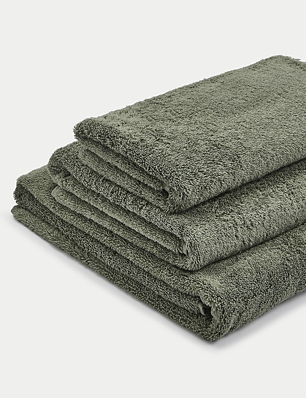 Handtuch aus reiner Baumwolle mit Deckenstich - AT