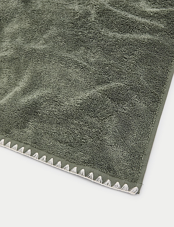 Handtuch aus reiner Baumwolle mit Deckenstich - AT