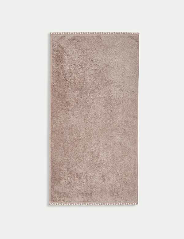 Handdoek van zuiver katoen met festonneersteek - BE