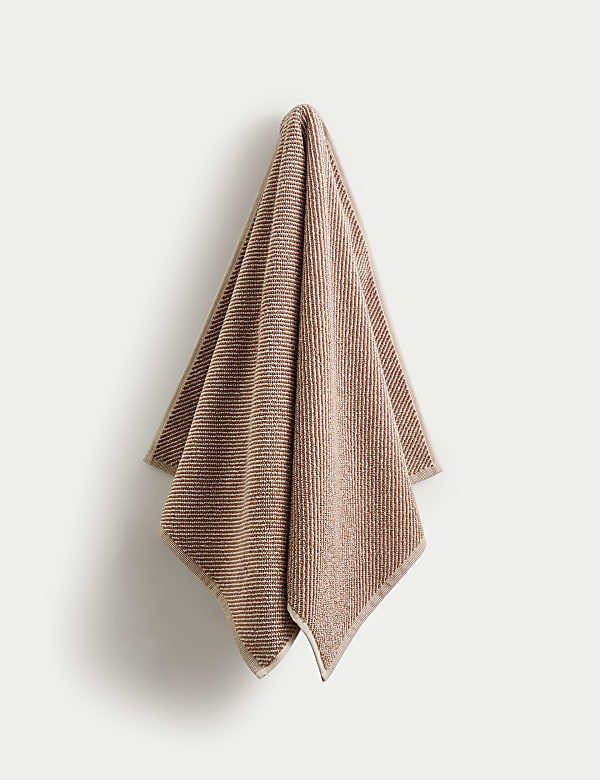 Pure Cotton Narrow Striped Towel - DK