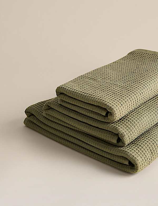 Pure Cotton Waffle Towel - NZ