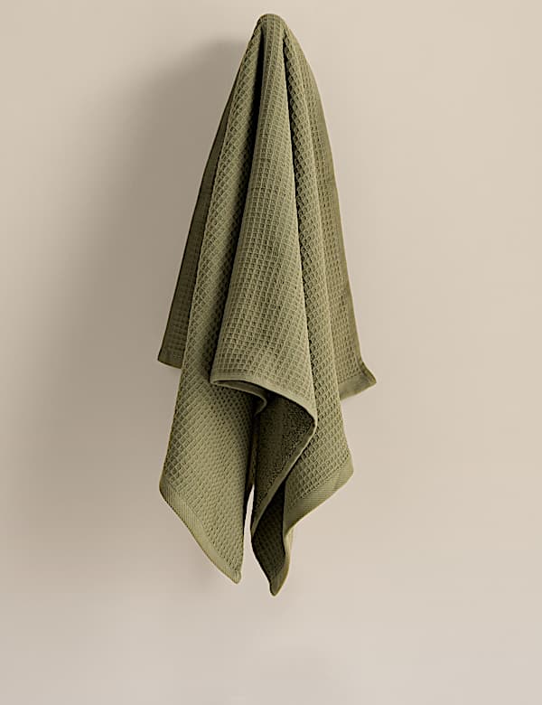 Pure Cotton Waffle Towel - NZ