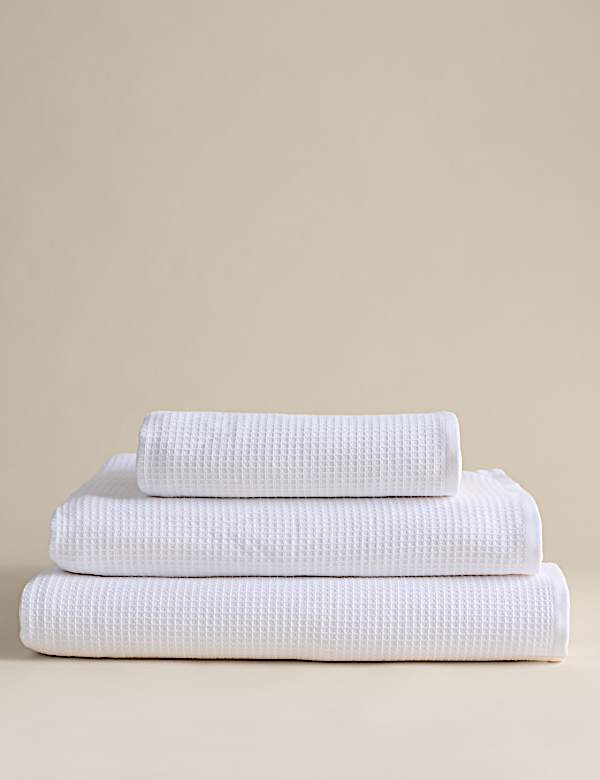 Pure Cotton Waffle Towel - JE