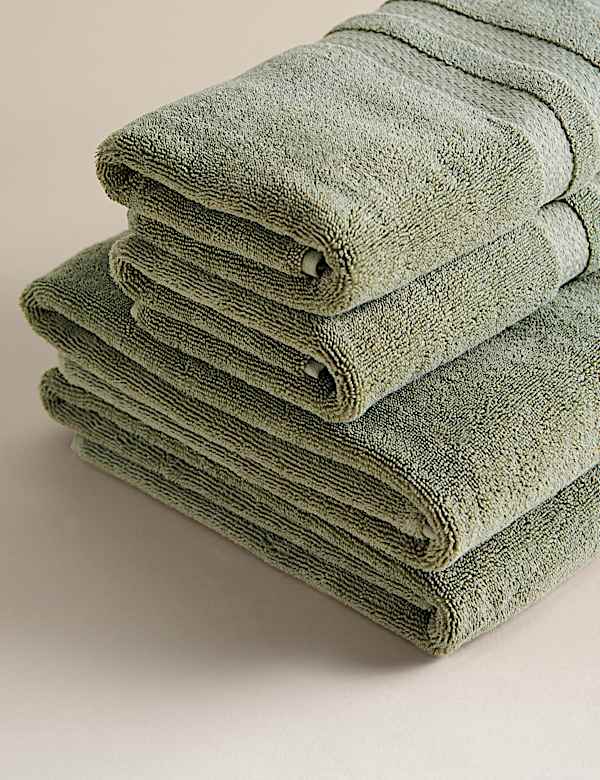 Set of 4 Pure Cotton Towels - MX