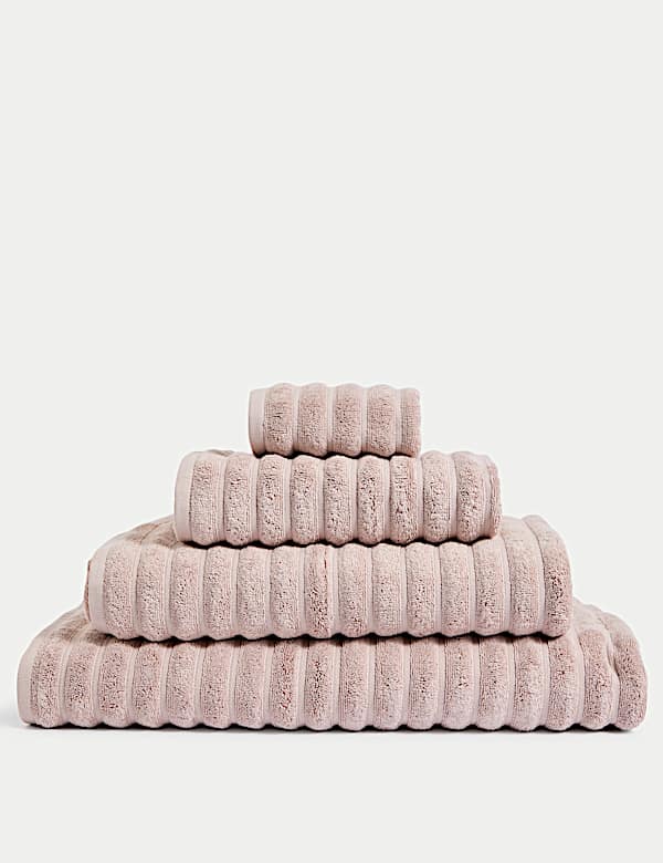 Extra nadýchaný žebrovaný ručník z čisté bavlny - CZ