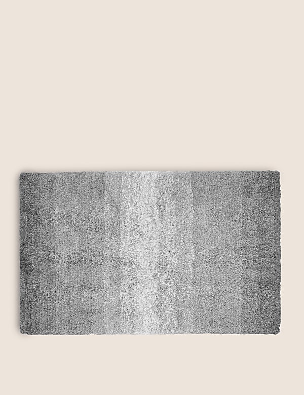 Ombre Luxury Quick Dry Bath Mat GREY MIX Bath Mats M S GR