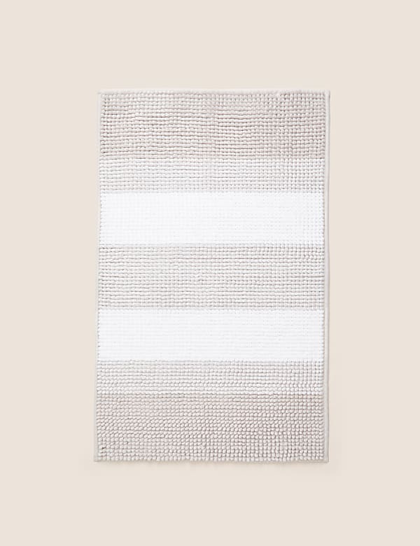 Bobble Striped Bath Mat - MV