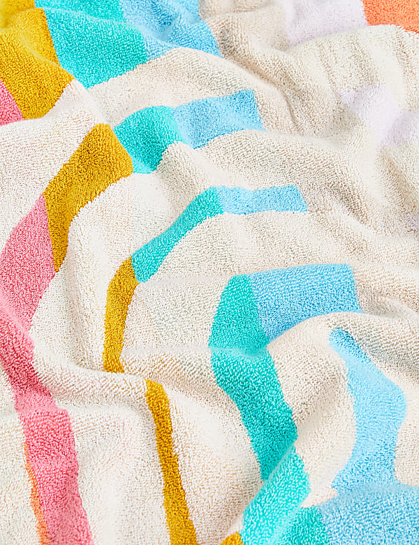 Pure Cotton Rainbow Kids Bath Towel