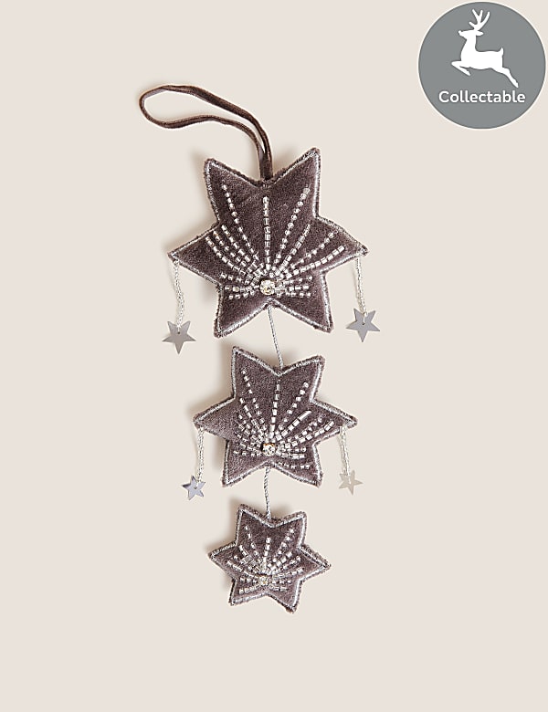 עיטורי תלייה בצורת מפלי כוכבים - IL