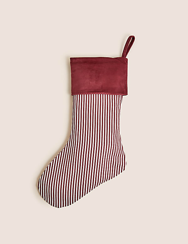 Striped Christmas Stocking