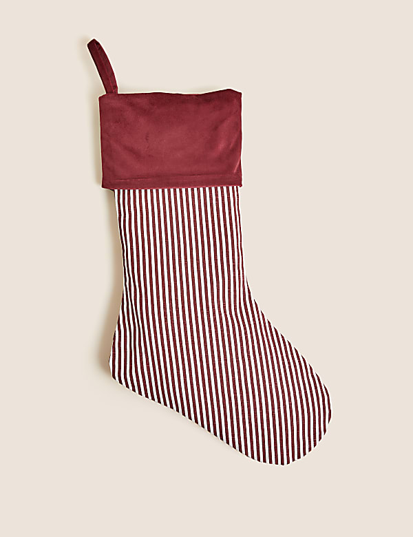 Striped Christmas Stocking