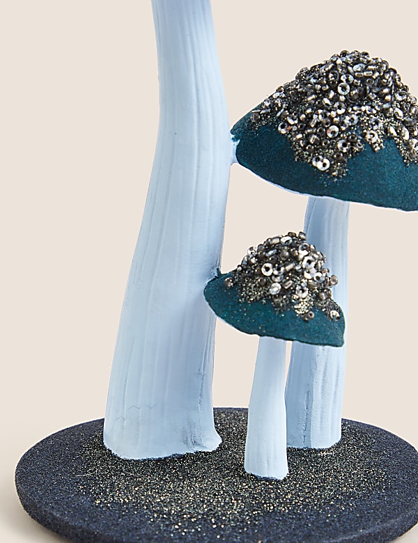 Glitter Toadstool Room Decoration