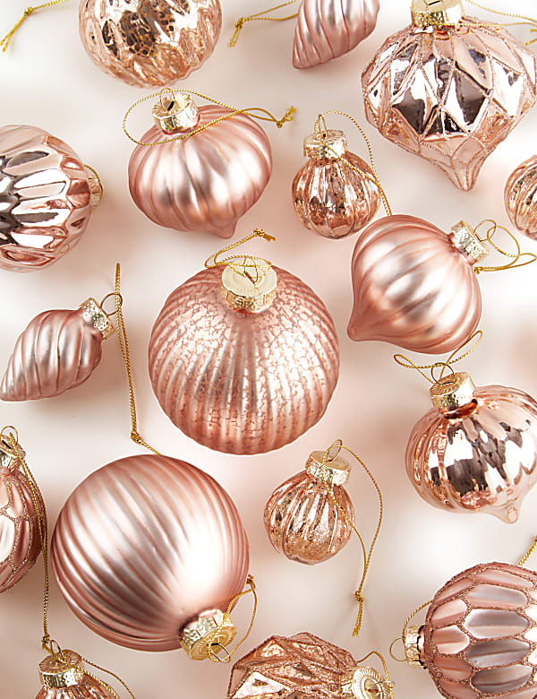 20pk Glass Baubles