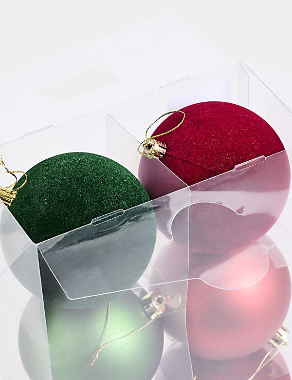 10pk Oversized Baubles