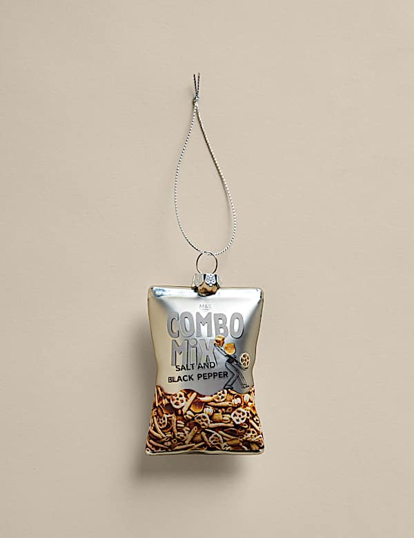 M&S Combo Mix Glass Hanging Decoration - BN