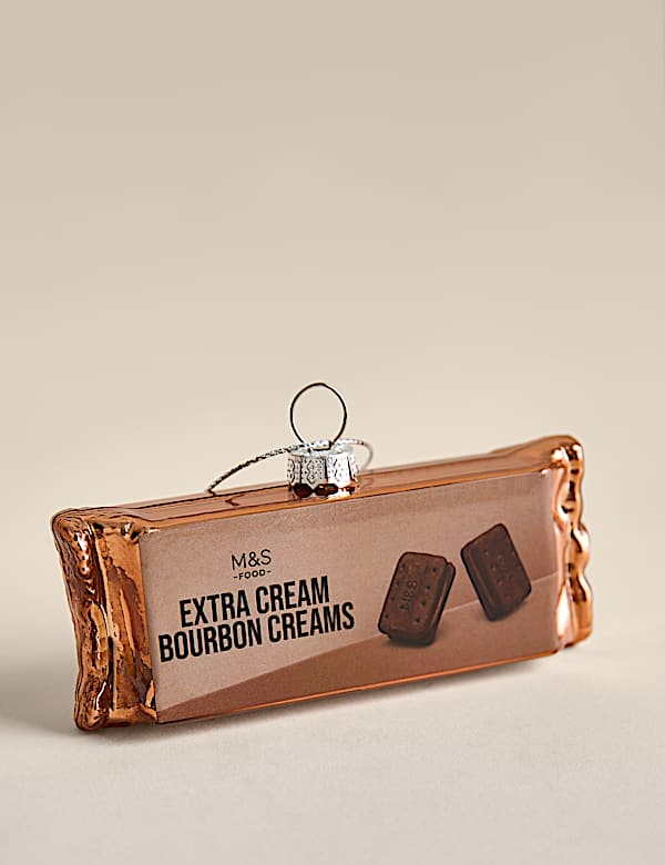 Brown Glass Hanging Bourbon Decoration - AU