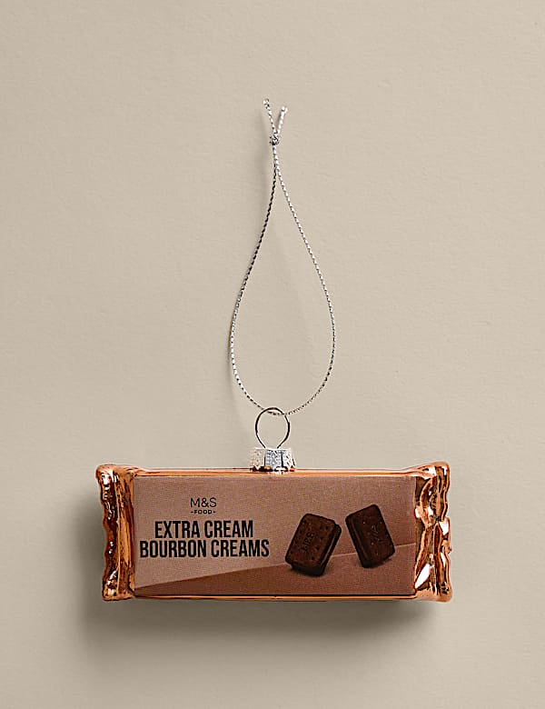 Brown Glass Hanging Bourbon Decoration - AU