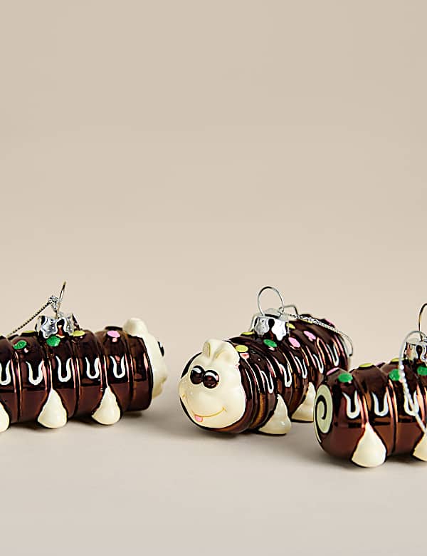 5 Pack Colin the Caterpillar&trade; Decorations - BN