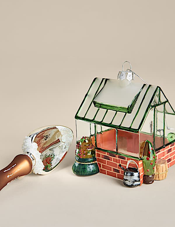 2 Pack Glass Gardening Decorations - IL
