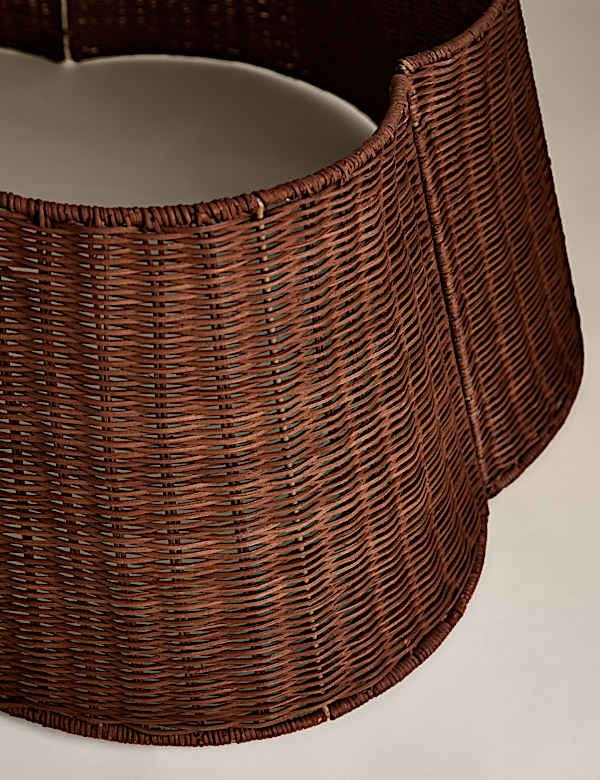 Scallop Rattan Tree Skirt - CH