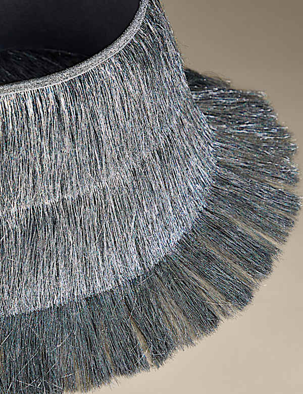 Textured Tinsel Tree Skirt - ID