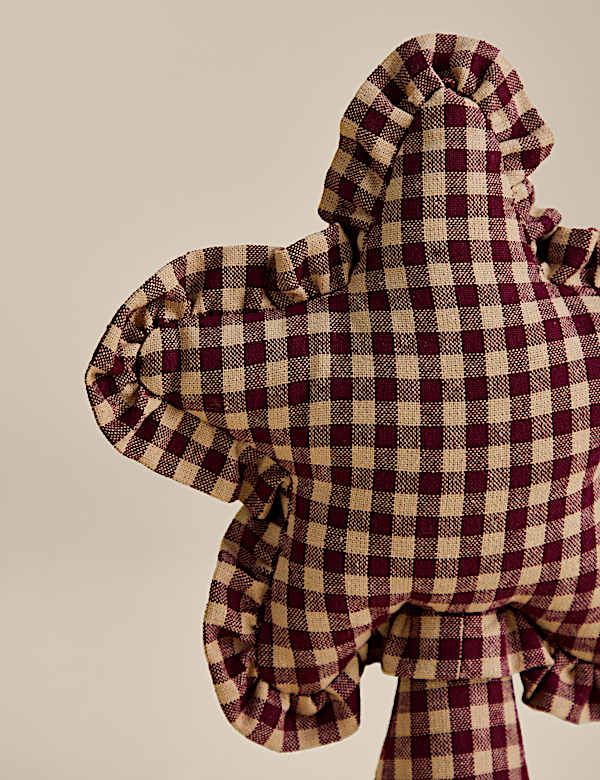 Gingham Bow Tree Topper - CA
