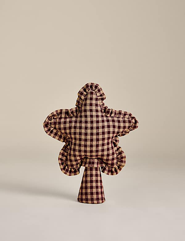 Gingham Bow Tree Topper - CA