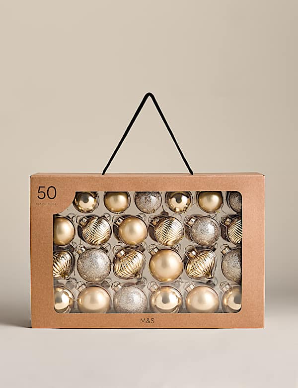 Pack de 50 adornos de cristal - US