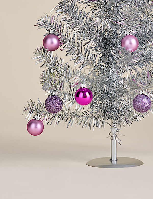 Mini Dressed Tinsel Tree - BN