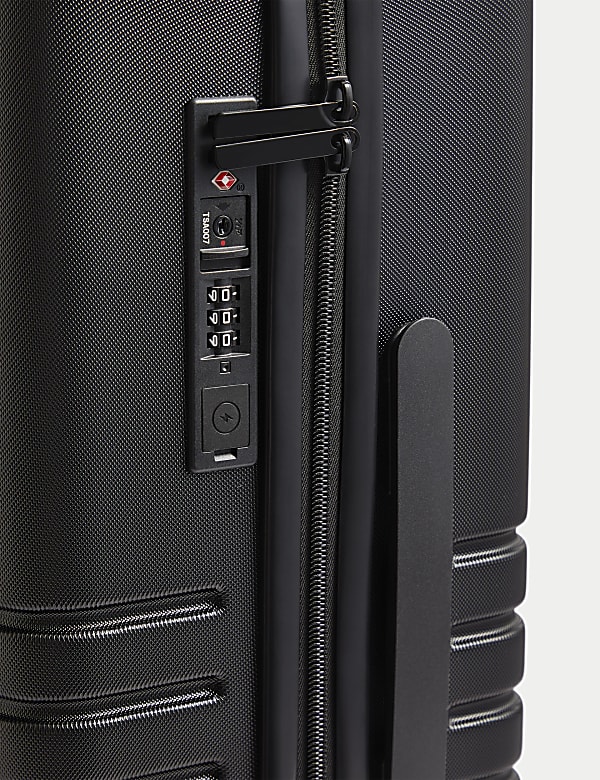 Hybrid 4 Wheel Hard Shell Cabin Suitcase - GR